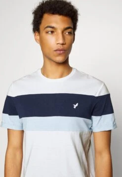 Pier One T-Shirt Print - White/blue -Pier One 0c4d7a9c58b9432c847d4bba78c7bc49