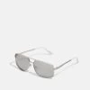 Pier One UNISEX - Sonnenbrille - Silver-coloured, Black -Pier One 1103c68edb364b7cbf3808eb9b09d166