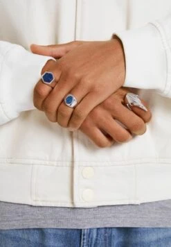 Pier One 3 PACK - Ring - Black/green/orange -Pier One 18588135655a4960a40748b8a4c9614f