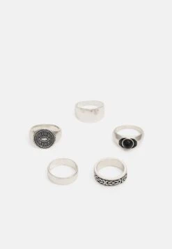 Pier One 5 PACK - Ring - Silver-coloured
