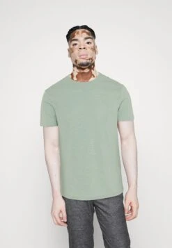 Pier One T-Shirt Basic - Light Blue/yellow/mint -Pier One 2bb1be8c79604c6f9c06f050fe2e9d0c