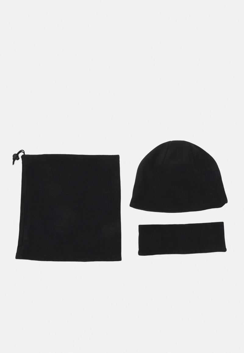 Pier One FLEECE UNISEX SET - Mütze - Black 8 Pier One FLEECE UNISEX SET - Mütze - Black – Bild 6