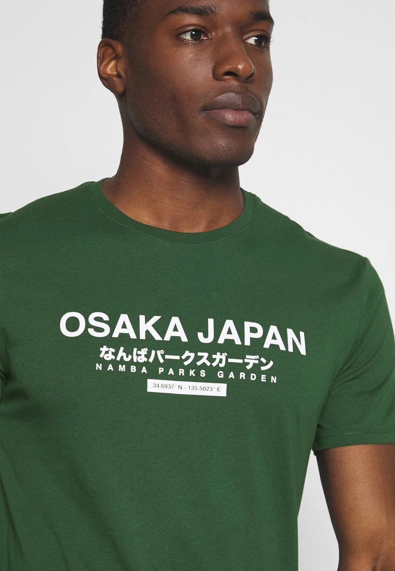 Pier One OSAKA TEE - T-Shirt Print - Green 8 Pier One OSAKA TEE - T-Shirt Print - Green – Bild 6