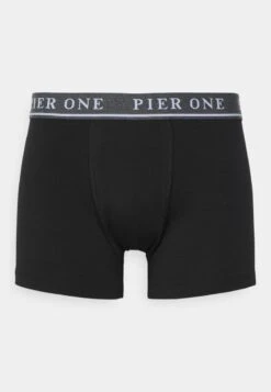 Pier One 5 PACK - Panties - Black/mottled Dark Grey -Pier One 572b6f04e21b49fdb7d75c9907316fe3