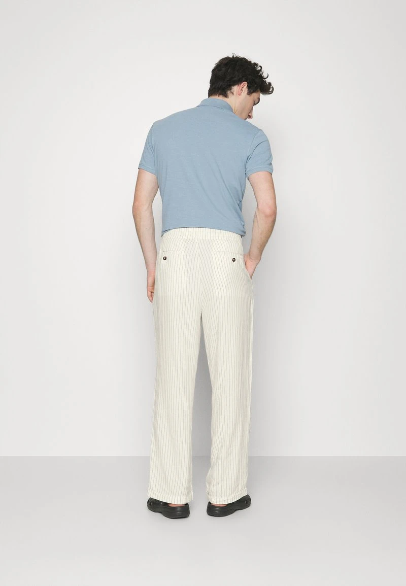 Pier One DRAWCORD TROUSERS - Stoffhose - Off-white 5 Pier One DRAWCORD TROUSERS - Stoffhose - Off-white – Bild 3