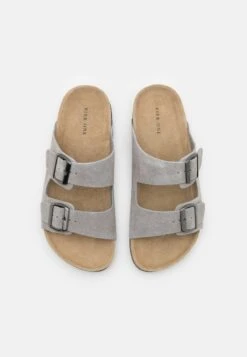 Pier One LEATHER UNISEX - Pantolette Flach - Grey 11 Pier One LEATHER UNISEX - Pantolette Flach - Grey -Pier One 6e172422b00e484a8ac21c5f565af9d6