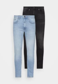 Pier One 2 PACK - Jeans Skinny Fit - Light Blue/black 13 Pier One 2 PACK - Jeans Skinny Fit - Light Blue/black -Pier One 744b89c1ac6d4b31aed9ac3336ccd67b 1