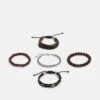 Pier One 5PACK - Armband - Brown, Silver-coloured 2 Pier One 5PACK - Armband - Brown, Silver-coloured -Pier One 78101c85fdfe4c56bc39b936707e5c84