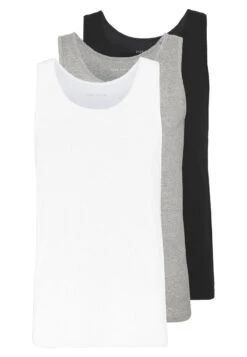 Pier One 3 PACK - Top - White/black