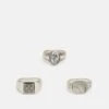 Pier One 3 PACK - Ring - Silver-coloured 1 Pier One 3 PACK - Ring - Silver-coloured -Pier One 85173824d70b47e6b7a185011a75883a