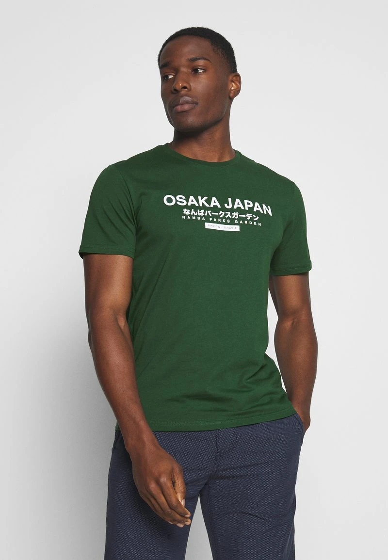 Pier One OSAKA TEE - T-Shirt Print - Green 3 Pier One OSAKA TEE - T-Shirt Print - Green