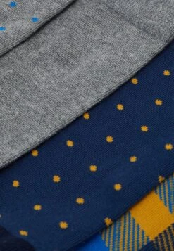 Pier One 5 PACK - Socken - Yellow/dark Blue/grey 9 Pier One 5 PACK - Socken - Yellow/dark Blue/grey -Pier One 9d4a798f9c51493f9bb8a968fc365c45