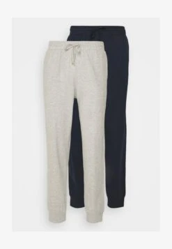 Pier One 2 PACK - Nachtwäsche Hose - Dark Blue/mottled Light Grey 12 Pier One 2 PACK - Nachtwäsche Hose - Dark Blue/mottled Light Grey -Pier One a09bfd20bcd84e39aeecebf2df10c7b2