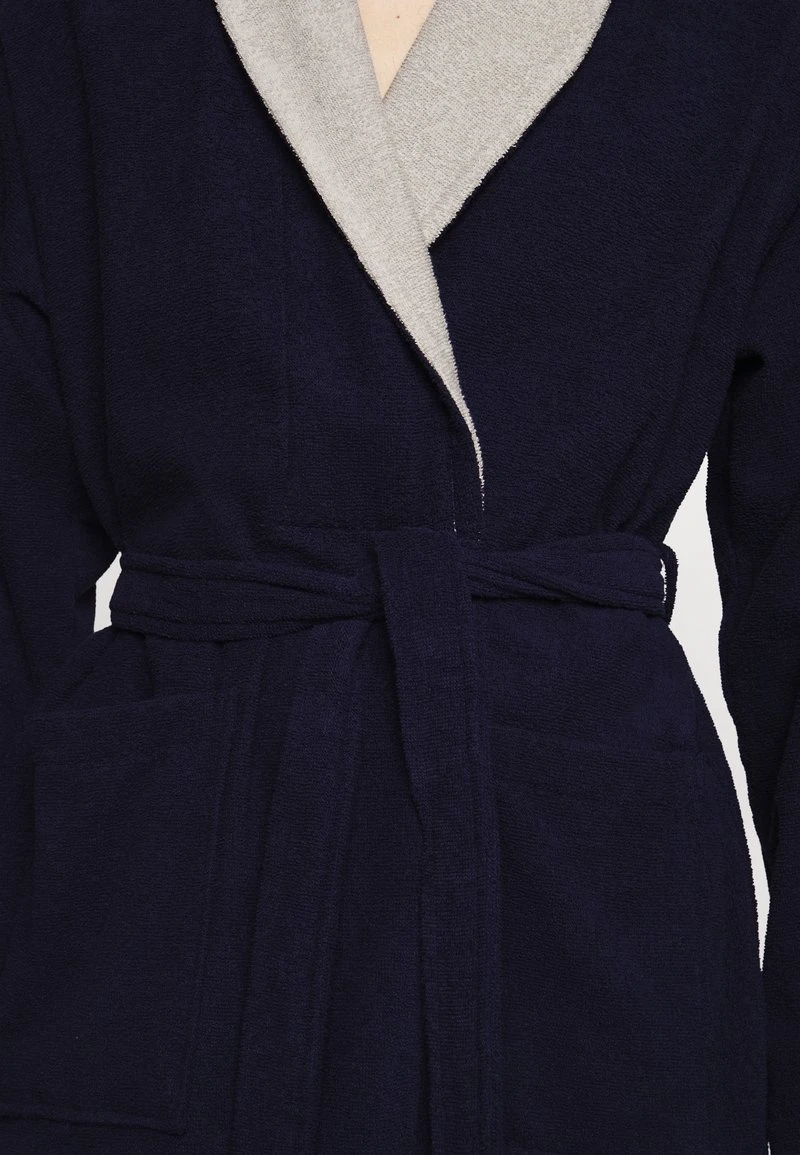 Pier One SHAWL TOWEL BATHROBE - Bademantel - Dark Blue 8 Pier One SHAWL TOWEL BATHROBE - Bademantel - Dark Blue – Bild 6
