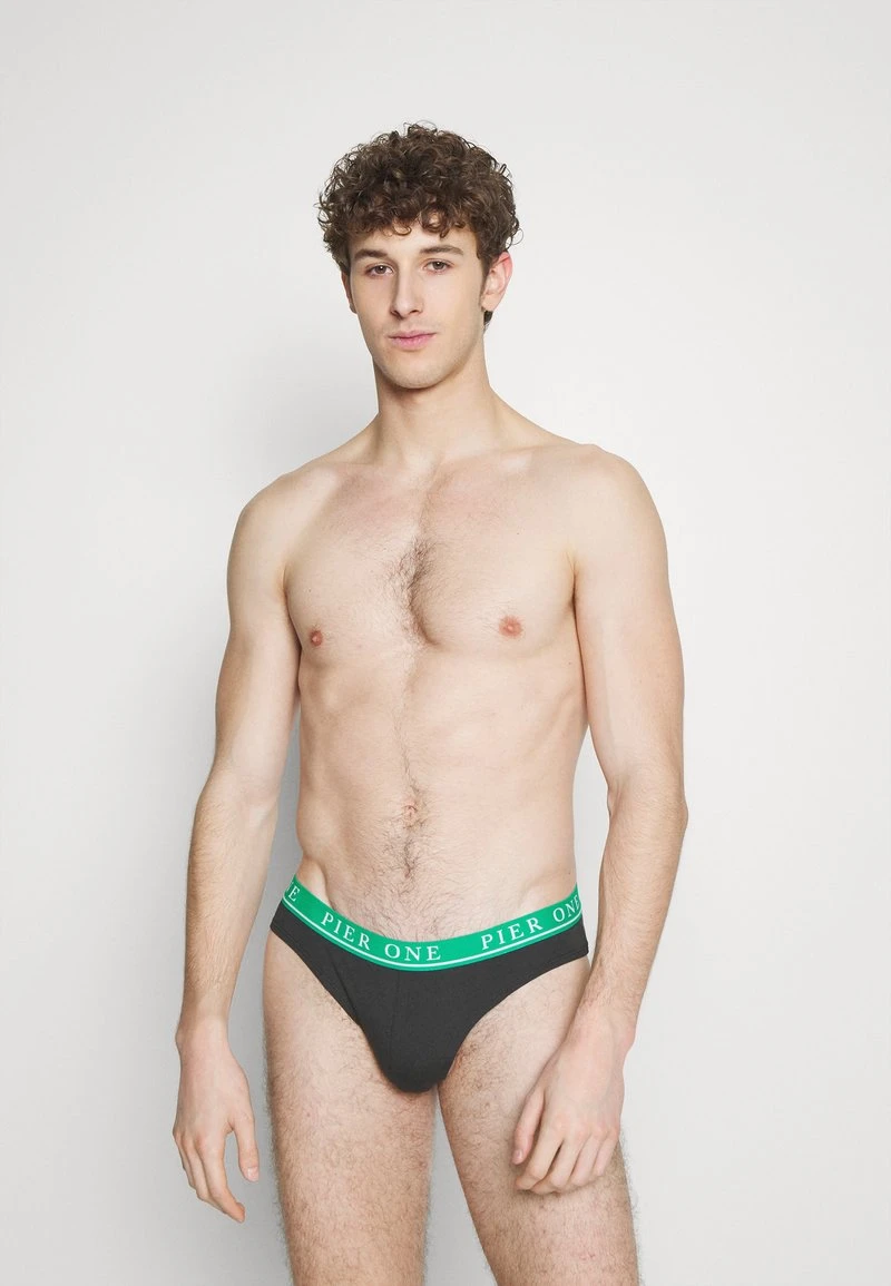 Pier One BRANDED WAISTBAND BRIEFS 3 PACK - Slip - Black 5 Pier One BRANDED WAISTBAND BRIEFS 3 PACK - Slip - Black – Bild 3