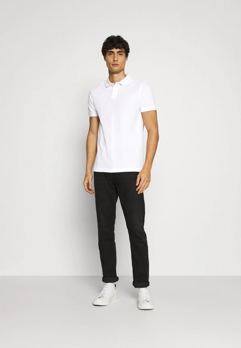 Pier One 2 PACK - Poloshirt - White/black 4 Pier One 2 PACK - Poloshirt - White/black – Bild 2