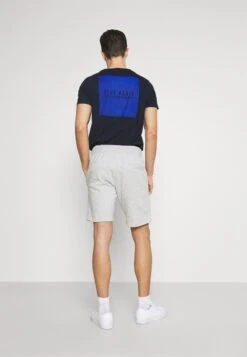 Pier One 2 PACK - Shorts - Mottled Light Grey/dark Blue -Pier One e60f7b3fdabf4ebdaf4ab507e95d2596