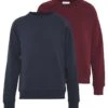 Pier One 2 PACK - Sweatshirt - Dark Blue/bordeaux -Pier One e8ca40f9b80c4f6f9ec83d1f66be0f35