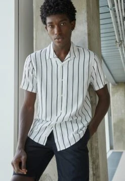 Pier One 2 PACK - Hemd - Black/white -Pier One e9850c2e54ca4eb6b01614842b047075