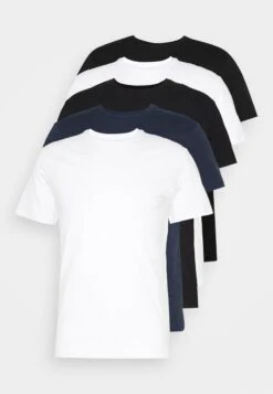 Pier One T-Shirt Basic - Black/white/blue 11 Pier One T-Shirt Basic - Black/white/blue -Pier One f1b37127ec2d45f98139c878d4f29450