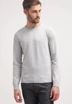 Pier One BASIC CREWNECK - Strickpullover - Light Grey 13 Pier One BASIC CREWNECK - Strickpullover - Light Grey -Pier One f8db32b329f64ca7a5bff641a17f39df 1