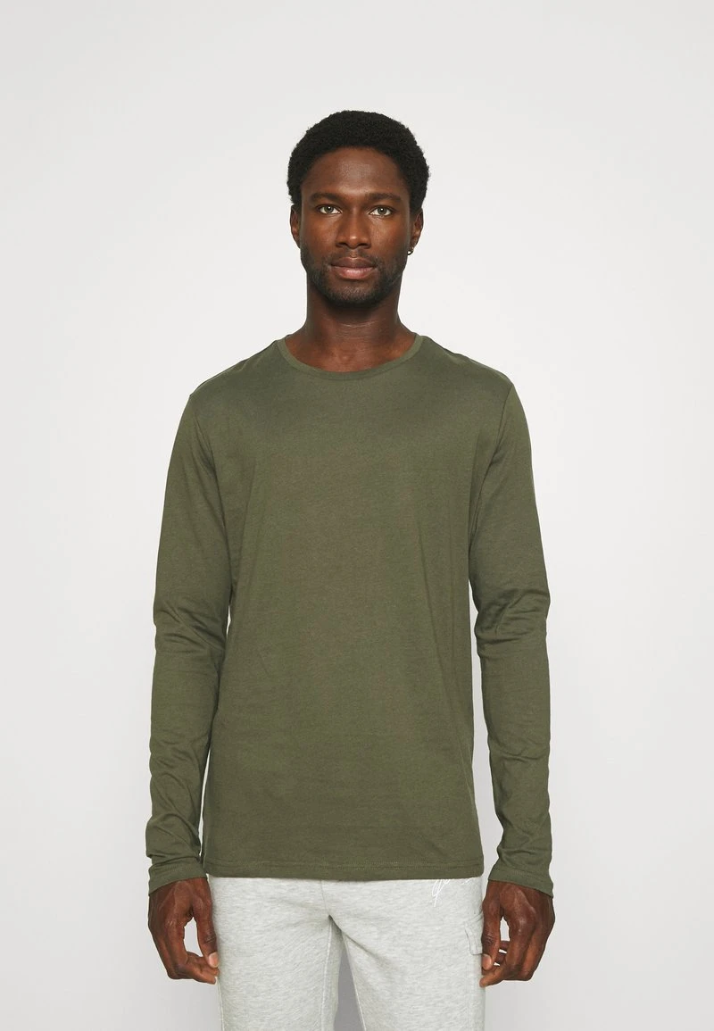 Pier One 2 PACK - Langarmshirt - Olive/dark Blue 6 Pier One 2 PACK - Langarmshirt - Olive/dark Blue – Bild 4