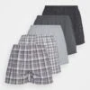 Pier One 5 PACK - Boxershorts - Black/grey/white 2 Pier One 5 PACK - Boxershorts - Black/grey/white -Pier One fecc50ee078b472b9c6298f11e57aac3